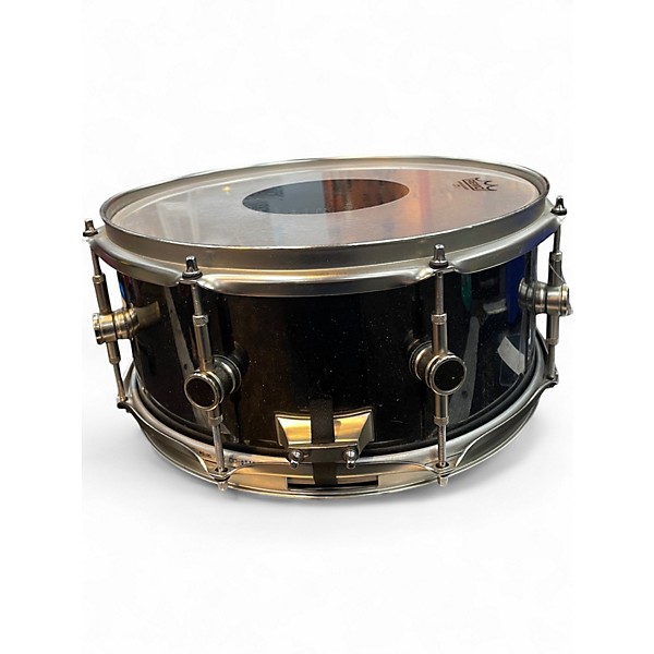 Used ddrum 5.5X14 REFLEX SNARE BLACK SPARKLE Drum