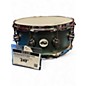 Used DW 4.5X14 Design Series Snare SAGE GREEN METALLIC Drum thumbnail