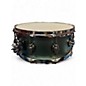 Used DW 4.5X14 Design Series Snare SAGE GREEN METALLIC Drum