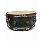 Used DW 4.5X14 Design Series Snare SAGE GREEN METALLIC Drum