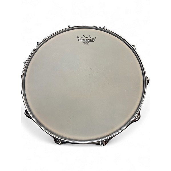 Used DW 4.5X14 Design Series Snare SAGE GREEN METALLIC Drum