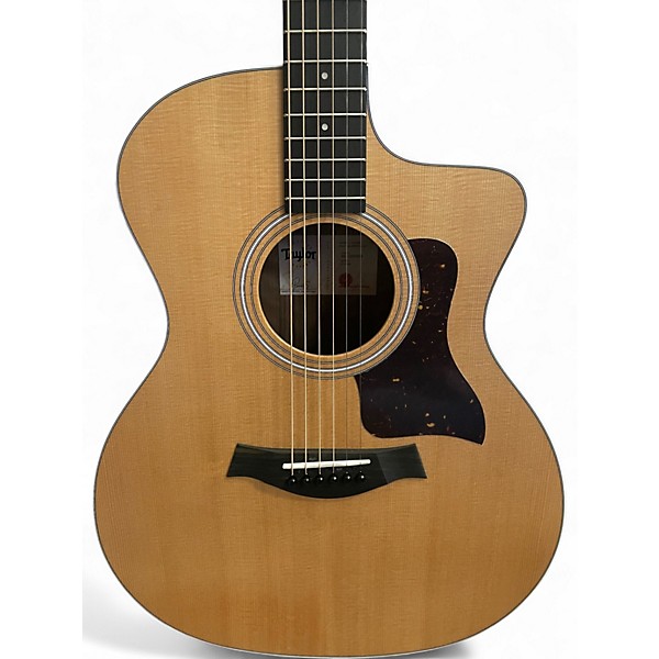 Used Taylor 214CE Plus Natural Acoustic Electric Guitar