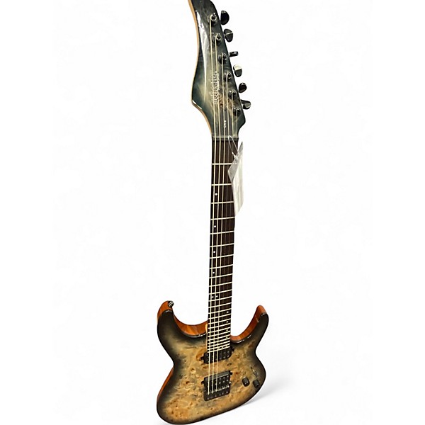 Used Schecter Guitar Research CR-6 Charcoal Burst Solid Body Electric Guitar