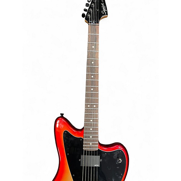 Used Squier Contemporary Active Jazzmaster Sunset Metallic Solid Body Electric Guitar