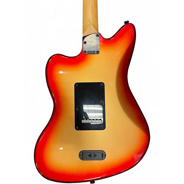 Used Squier Contemporary Active Jazzmaster Sunset Metallic Solid Body Electric Guitar