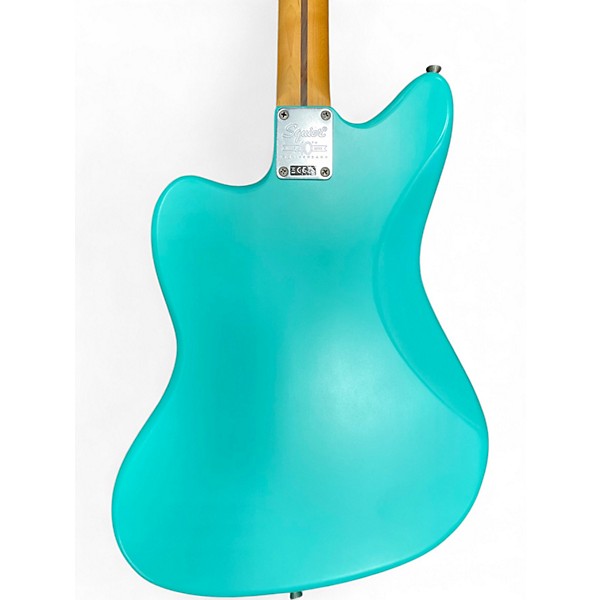 Used Squier 40th Anniversary Jazzmaster, Vintage Edition Satin Sea Foam Green Solid Body Electric Guitar