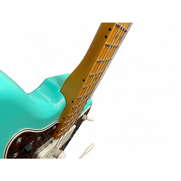 Used Squier 40th Anniversary Jazzmaster, Vintage Edition Satin Sea Foam Green Solid Body Electric Guitar