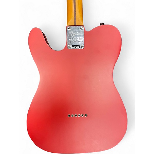 Used Squier 40th Anniversary Telecaster, Vintage Edition Satin Dakota Red Solid Body Electric Guitar