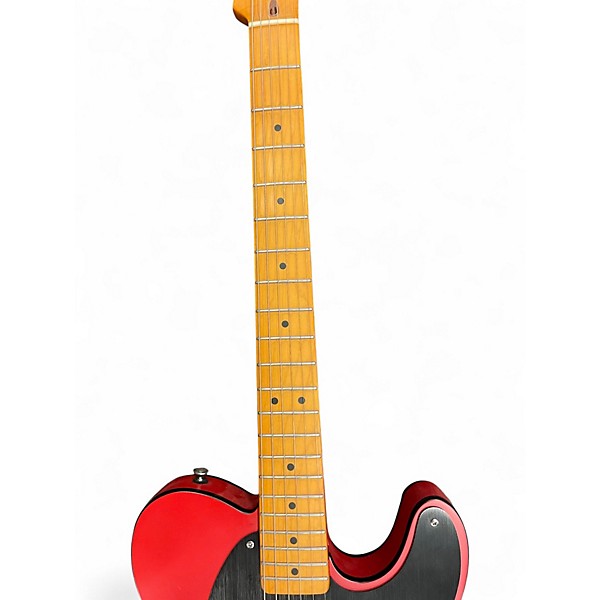 Used Squier 40th Anniversary Telecaster, Vintage Edition Satin Dakota Red Solid Body Electric Guitar