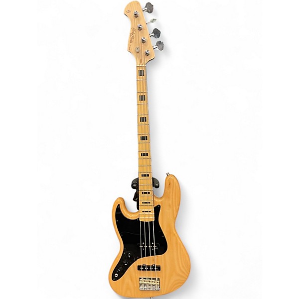 Used Harley Benton VT Series Bass LH Natural Electric Bass Guitar