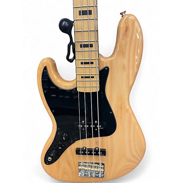 Used Harley Benton VT Series Bass LH Natural Electric Bass Guitar