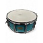 Used Yamaha 14X5.5 Stage Custom Snare matte Surf Green Drum thumbnail