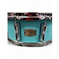 Used Yamaha 14X5.5 Stage Custom Snare matte Surf Green Drum