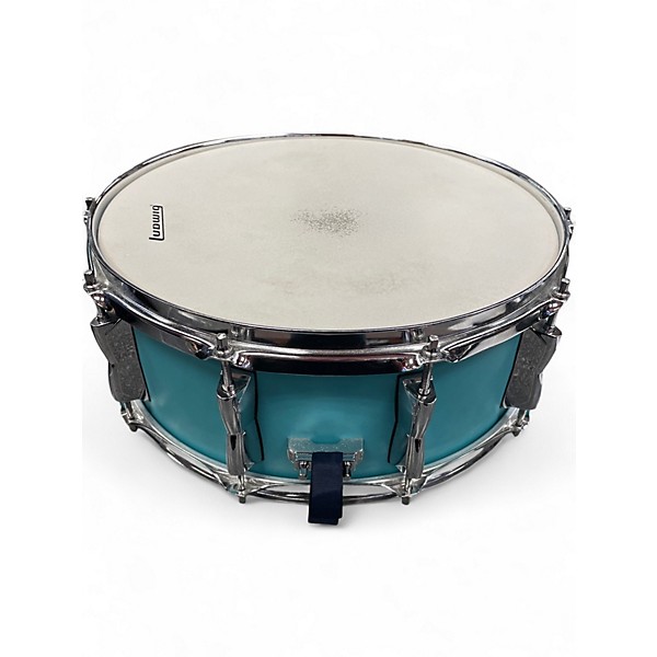 Used Yamaha 14X5.5 Stage Custom Snare matte Surf Green Drum