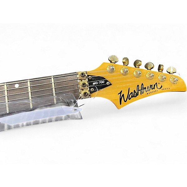 Used Washburn MG-700 Vintage Natural Solid Body Electric Guitar