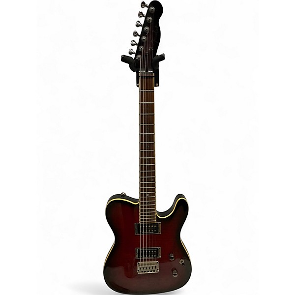 Used Fender Special Edition Custom Telecaster FMT HH Crimson Red Burst Solid Body Electric Guitar