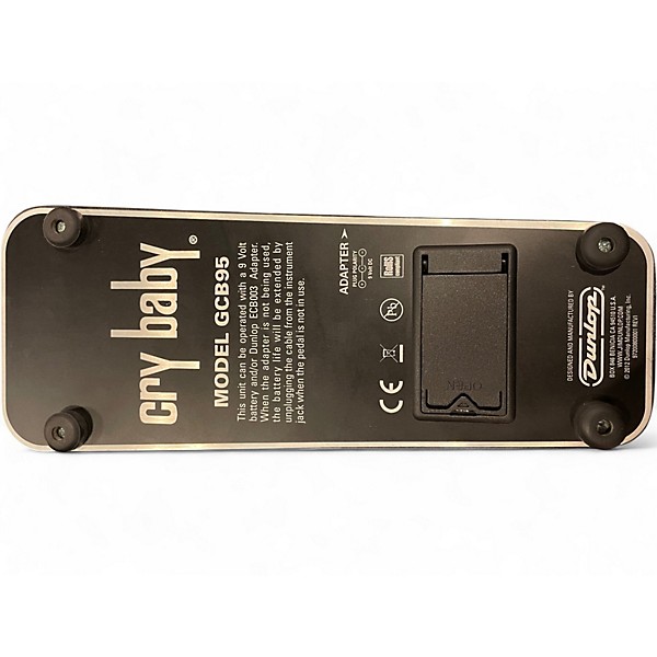 Used Dunlop GCB95 Original Crybaby Wah Effect Pedal