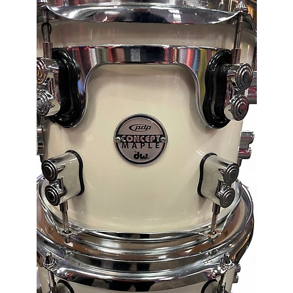 Used PDP by DW 4 Piece Concept Maple White Drum Kit