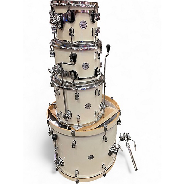 Used PDP by DW 4 Piece Concept Maple White Drum Kit