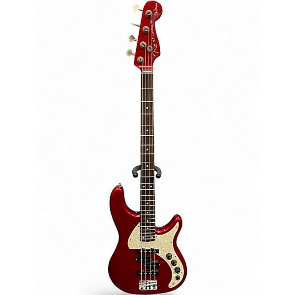 Used Fender Stu Hamm Signature Urge II RED SPARKLE Electric Bass Guitar