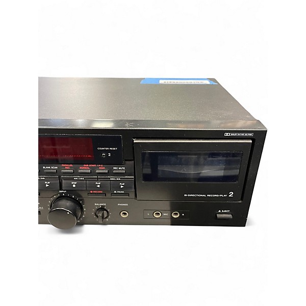 Used TASCAM 202 MkIII Dual Cassette Player Cassette Player