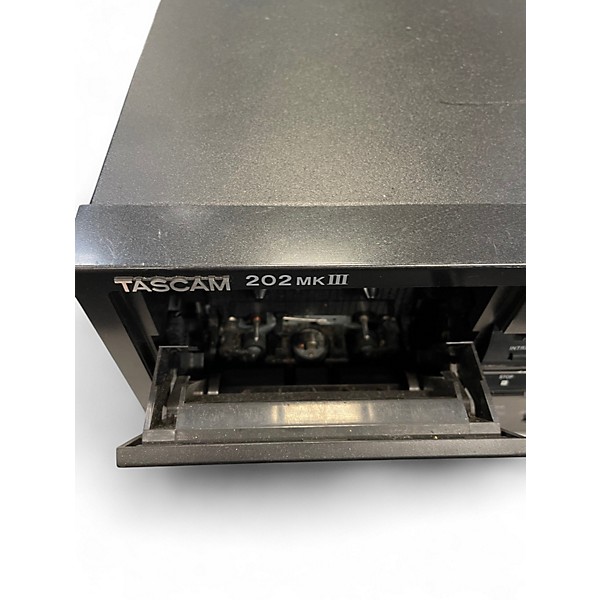 Used TASCAM 202 MkIII Dual Cassette Player Cassette Player