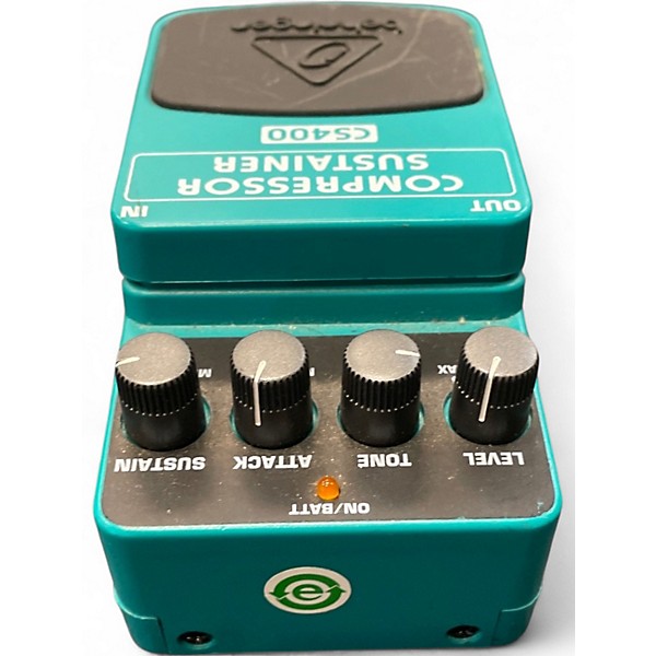 Used Behringer CS400 Compressor Sustainer Effect Pedal