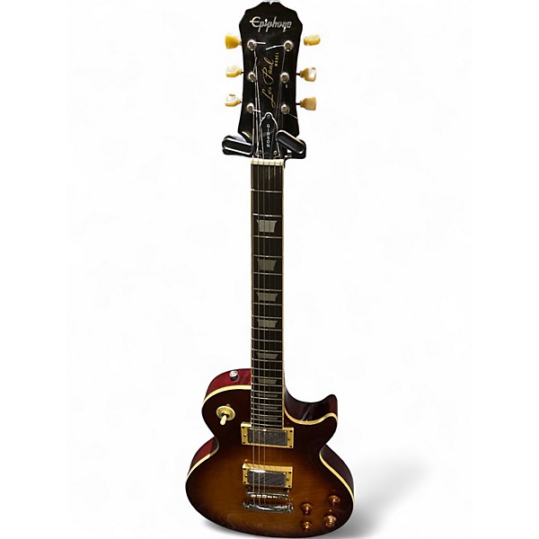 Used Epiphone Les Paul Standard Sunburst Solid Body Electric Guitar