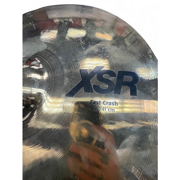Used SABIAN 16in XSR Fast Crash Cymbal