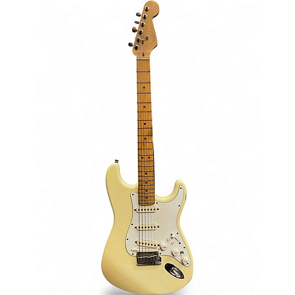 Used 1997 Fender American Standard Stratocaster GK Ready Arctic White Solid Body Electric Guitar
