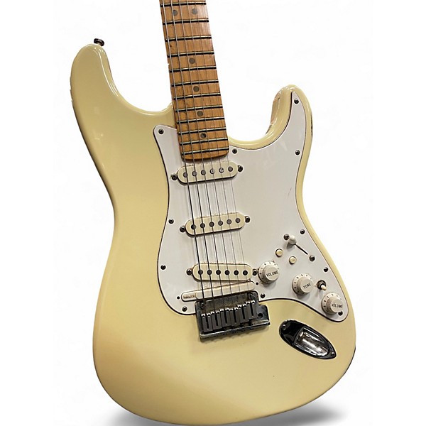Used 1997 Fender American Standard Stratocaster GK Ready Arctic White Solid Body Electric Guitar