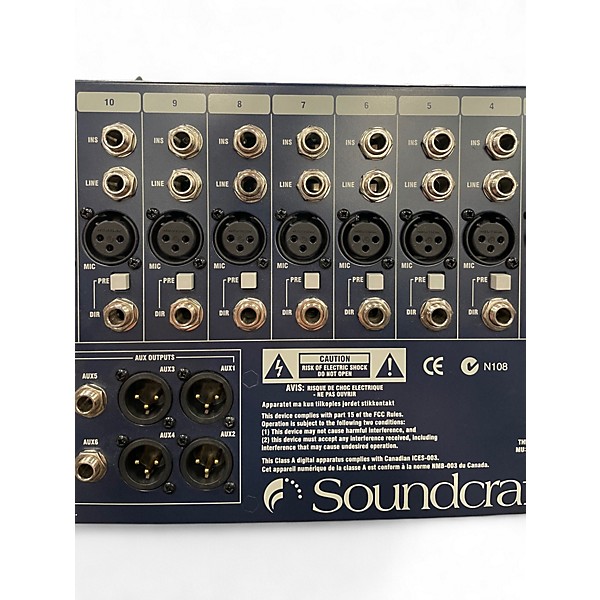Used Soundcraft GB2R Unpowered Mixer