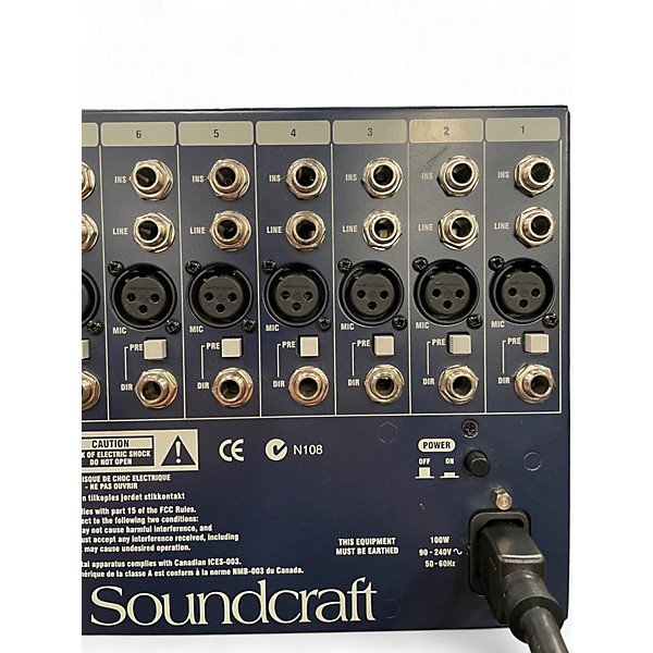 Used Soundcraft GB2R Unpowered Mixer