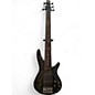 Used Ibanez SR706 FRETLESS Trans Black Electric Bass Guitar thumbnail