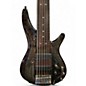 Used Ibanez SR706 FRETLESS Trans Black Electric Bass Guitar