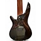 Used Ibanez SR706 FRETLESS Trans Black Electric Bass Guitar