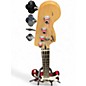 Used Squier Affinity Precision Bass Candy Apple Red W/ Stickers Electric Bass Guitar