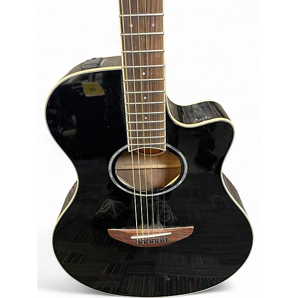 Used Yamaha APX600 Black Acoustic Electric Guitar