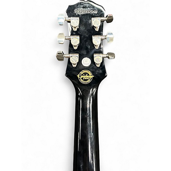 Used Epiphone Les Paul Studio Black Solid Body Electric Guitar