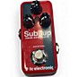 Used TC Electronic Sub N Up Mini Octaver Effect Pedal