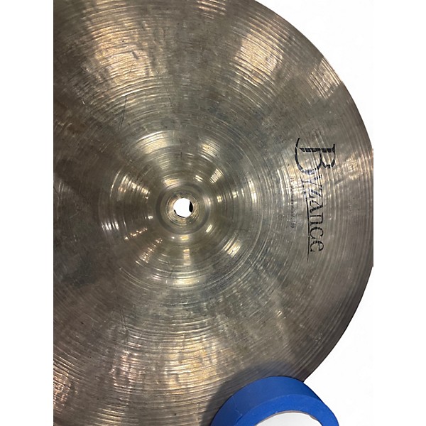 Used MEINL 14in BYZANCE BRILLIANT MEDIUM HI HATS Cymbal
