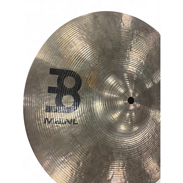 Used MEINL 14in BYZANCE BRILLIANT MEDIUM HI HATS Cymbal
