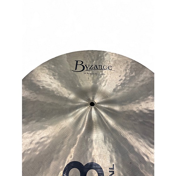 Used MEINL 19in BYZANCE EXTRA THIN HAMMERED CRASH Cymbal