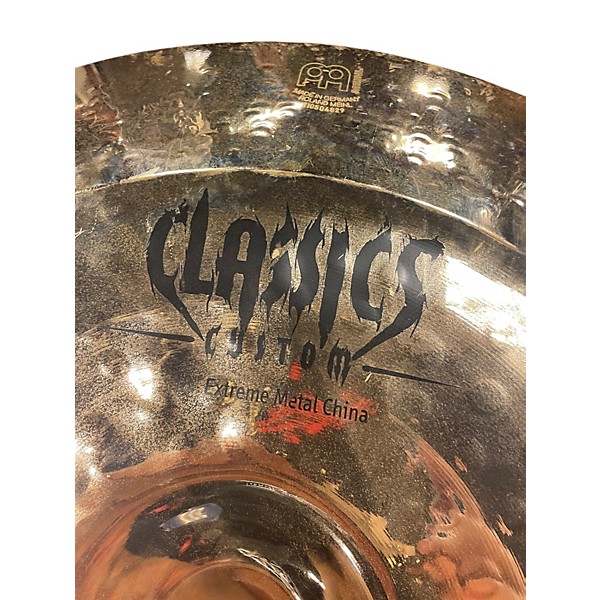 Used MEINL 18in CLASSICS CUSTOM EXTREME METAL CHINA Cymbal