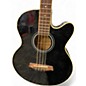Used Ibanez AEB5E Black Acoustic Bass Guitar