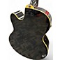 Used Ibanez AEB5E Black Acoustic Bass Guitar
