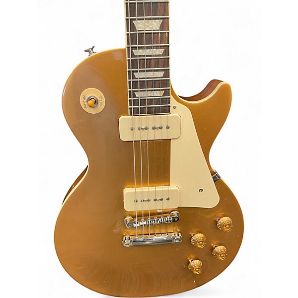 Used 2020 Gibson Les Paul Standard Gold Top Solid Body Electric Guitar