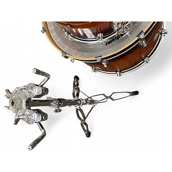 Used DW 5 Piece Design Series Tobacco Sunburst Drum Kit