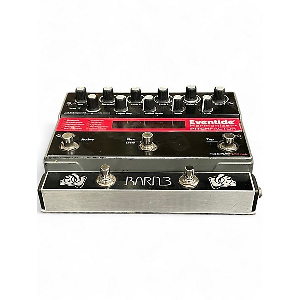 Used Eventide Pitch Factor Harmonizer with Barn3 Aux Footswitch Effect Pedal