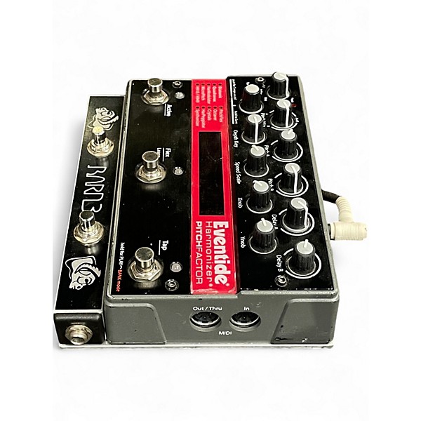 Used Eventide Pitch Factor Harmonizer with Barn3 Aux Footswitch Effect Pedal